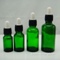 Green Essential Oil Glass Bottle with Dropper (10ml 15ml 20ml 30ml 50ml 100ml)